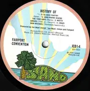 Double LP - Fairport Convention - The History Of - RIBBON & BOOKLET PINK RIM UK