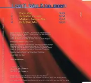 CD Single - Fairway - I Can't Take It (No More)