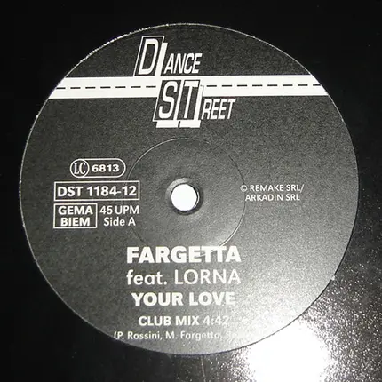 Fargetta Feat. Lorna - Your Love