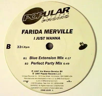 Farida Merville - I Just Wanna