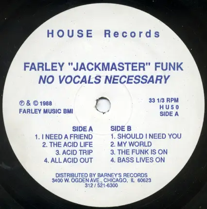 Farley "Jackmaster" Funk - No Vocals Necessary