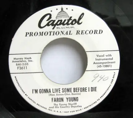Faron Young - I Miss You Already (And You're Not Even Gone)