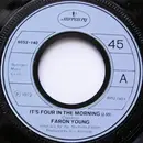 7inch Vinyl Single - Faron Young - It's Four In The Morning - Injection Moulded Labels