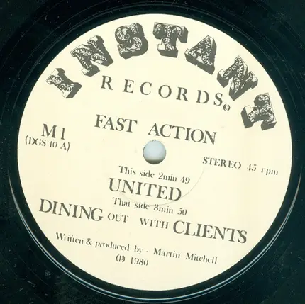 Fast Action - United / Dining Out With Clients