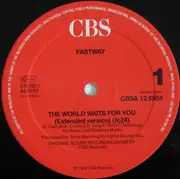 12inch Vinyl Single - Fastway - The World Waits For You