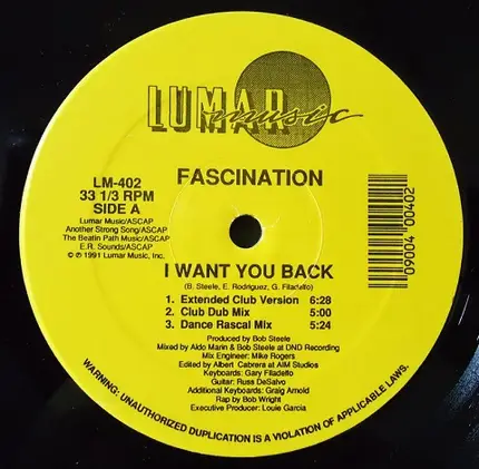 Fascination - I Want You Back