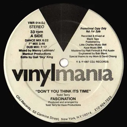Fascination - Don't You Think It's Time