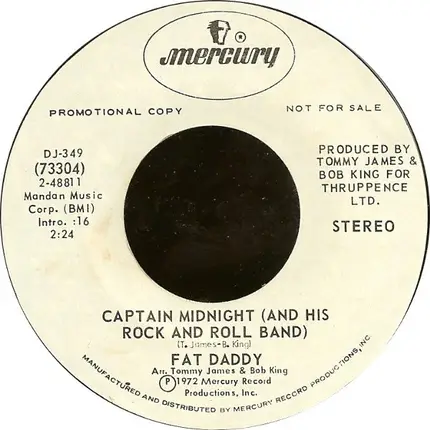 Fat Daddy - Captain Midnight (And His Rock And Roll Band)