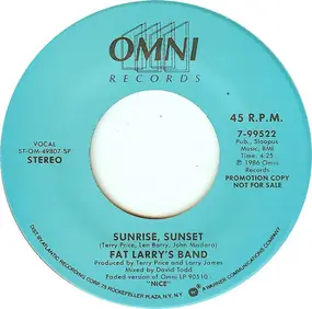 Fat Larry's Band - Sunrise, Sunset