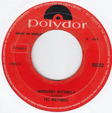 Fat Mattress - Naturally / Iridescent Butterfly