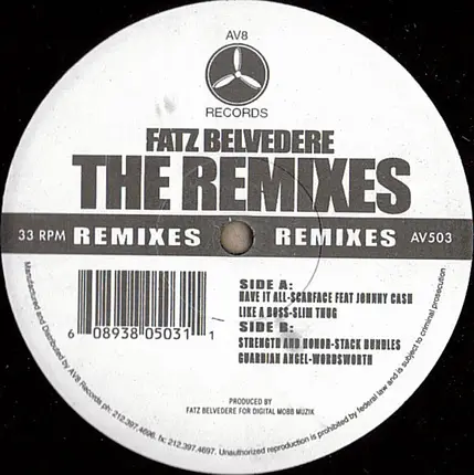 Fatz Belvedere - The Remixes