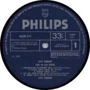 LP - Fats Domino - Live In Las Vegas