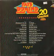 LP - Fats Domino - 20 Greatest Hits
