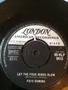 7inch Vinyl Single - Fats Domino - Let The Four Winds Blow / Good Hearted Man