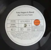 LP - Fats Hagen & Band - Big F. H. Is In Town