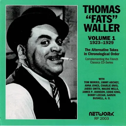 Fats Waller - The Alternative Takes In Chronological Order Volume 1 (1923-1929)