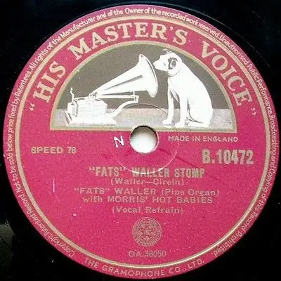 Fats Waller with Morris's Hot Babies - "Fats" Waller Stomp / Red Hot Dan