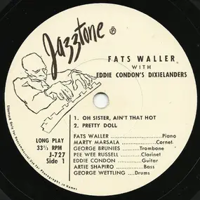 Fats Waller And His Rhythm - Fats Waller With Eddie Condon's Dixielanders