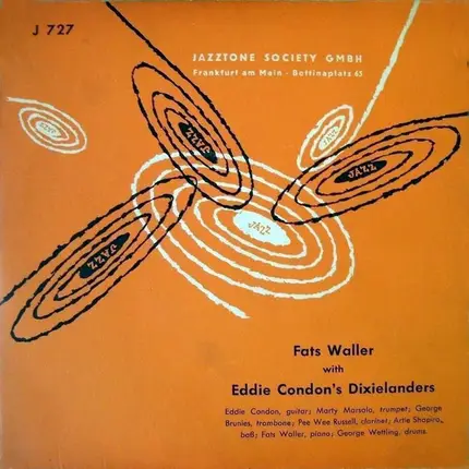 Fats Waller With Eddie Condon's Dixielanders - With Eddie Condon's Dixielanders