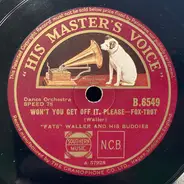 Fats Waller And His Buddies , Paul Whiteman And His Orchestra - Won't You Get Off It, Please / Christmas Night In Harlem
