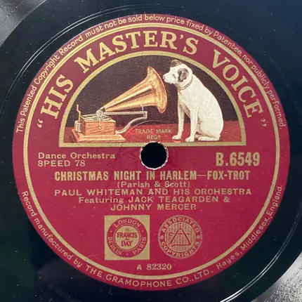 Fats Waller And His Buddies , Paul Whiteman And His Orchestra - Won't You Get Off It, Please / Christmas Night In Harlem