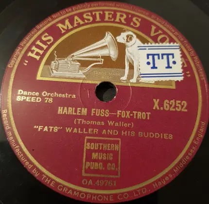 Fats Waller And His Buddies - The Minor Drag / Harlem Fuss