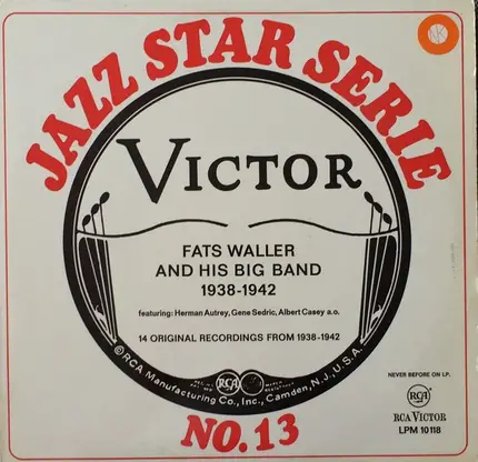 Fats Waller And His Big Band - 14 Original Recordings From 1938-1942