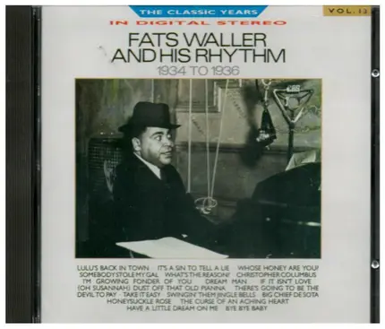 Fats Waller and his rhythm - 1934-1936 Vol.13