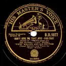 Schellack - Fats Waller & His Rhythm - Don't Give Me That Jive (Come On With The Come On) / You Must Be Losing Your Mind