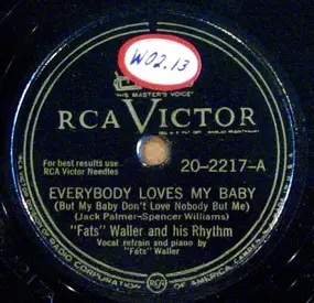 Fats Waller And His Rhythm - Everybody Loves My Baby / Squeeze Me