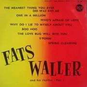 10'' - Fats Waller & His Rhythm - Fats Waller And His Rhythm - Vol. 1