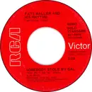 7inch Vinyl Single - Fats Waller & His Rhythm / Fats Waller & His Rhythm - Somebody Stole My Gal / The Jitterbug Waltz