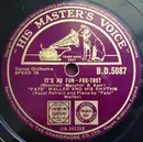 Schellack - Fats Waller & His Rhythm - It's No Fun / It's A Sin To Tell A Lie