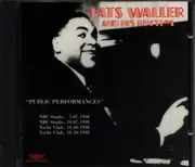 CD - Fats Waller & His Rhythm - Public Performances
