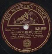 Fats Waller & His Rhythm - That Gets It, Mr. Joe / I Wanna Hear Swing Songs