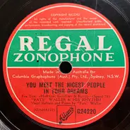 Fats Waller & His Rhythm - You Meet The Nicest People In Your Dreams / Honey Hush