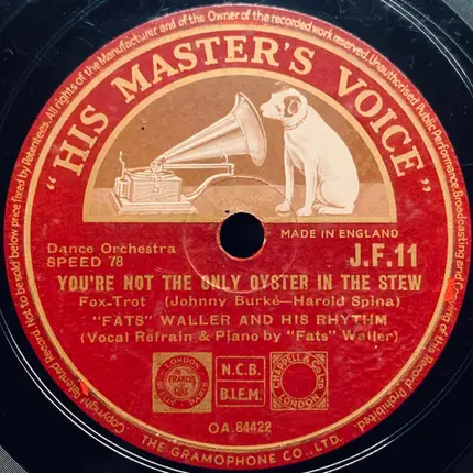 Fats Waller & His Rhythm - Mandy / You're Not The Only Oyster In The Stew