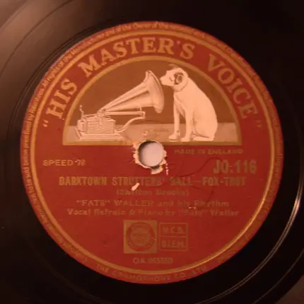 Fats Waller & His Rhythm - Darktown Strutters' Ball / Fat And Greasy