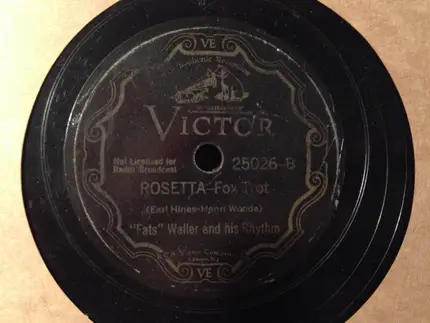 Fats Waller & His Rhythm - I Ain't Got Nobody / Rosetta