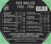CD - Fats Waller - 1922-1926