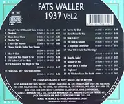 CD - Fats Waller - 1937 Vol. 2