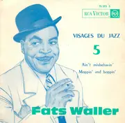 7inch Vinyl Single - Fats Waller - Visages Du Jazz N° 5 - EP, Mono