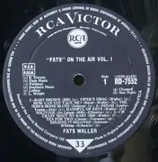 LP - Fats Waller - Fats On The Air Vol. 1