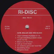 LP - Fats Waller - Fats Waller And The Blues