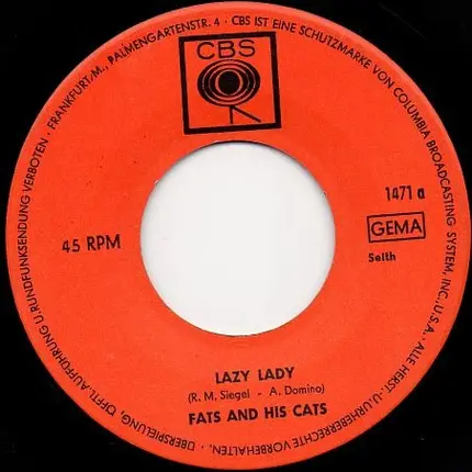 Fats And His Cats - Lazy Lady