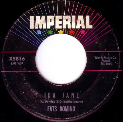 Fats Domino - Ida Jane / You Win Again