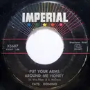 7inch Vinyl Single - Fats Domino - Put Your Arms Around Me Honey / Three Nights A Week - Red Labels