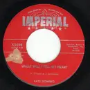 7inch Vinyl Single - Fats Domino - What Will I Tell My Heart / When I See You - original 1st us