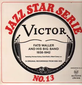 Fats Waller And His Rhythm - 1938 - 1942 (Jazz Star Serie No. 13)