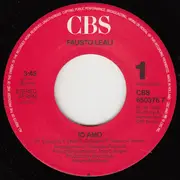 7inch Vinyl Single - Fausto Leali - Io Amo
